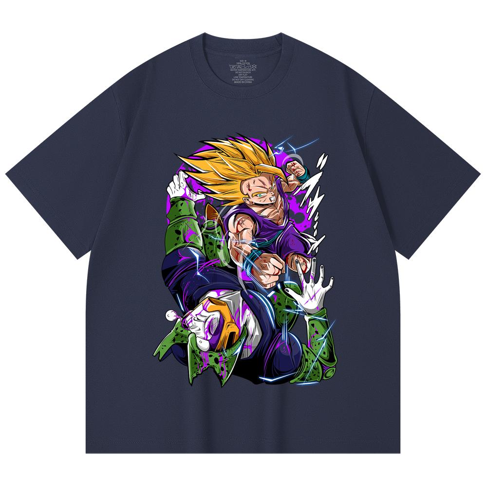 230 Gsm 100% Cotton Dragon Ball V30 Gohan Cell Print Unisex Heavy Cotton T Shirt