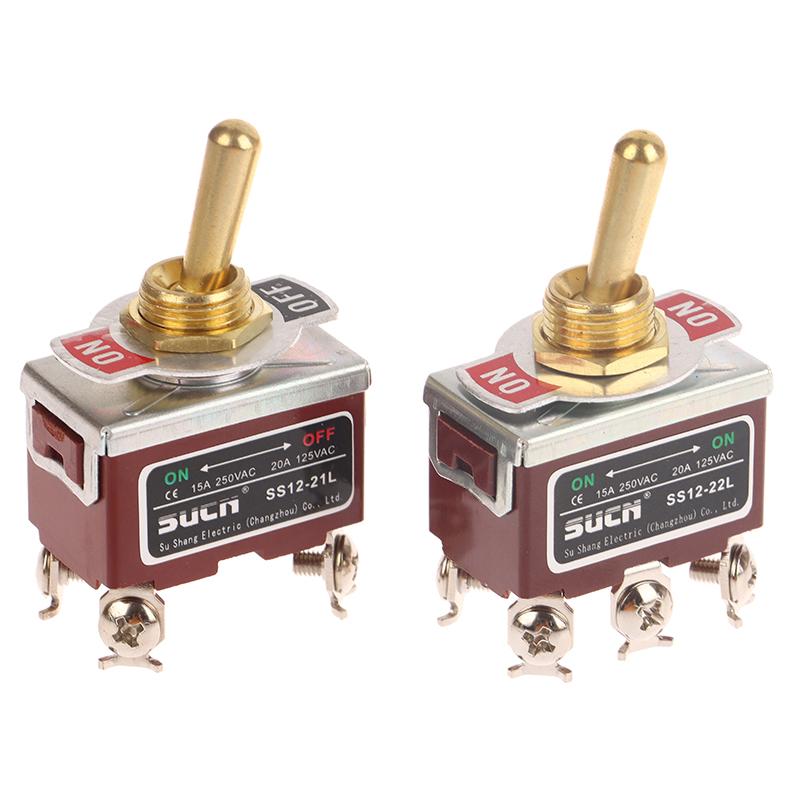 Toggle Switch Welding Straight Leg Rocker Lever Ss12-21L Ss12-13L Ss12-23Fl Ss12-22L 3/4/6 Foot 3/2 Gear Power Toggle Switch