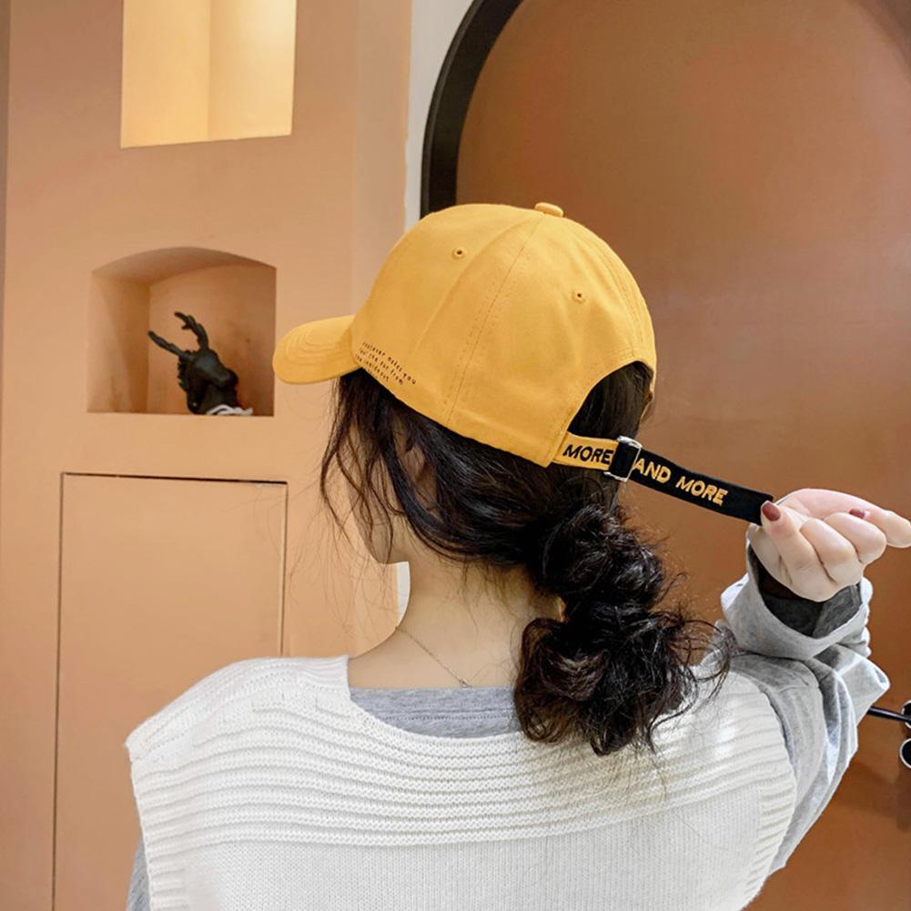 Men Women Hat Sun Protection Cap with Letters Printed Unisex Baseball Cap