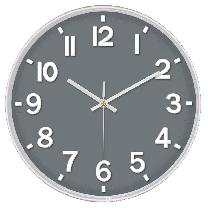 14-Inch Quartz Wall Clock for Classroom & Living Room – Easy Mount, No-Drill Design