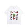 Hello Kitty Sanrio Fun Print Cotton TShirt Summer Cartoon Graphic Tshirt Round Neck Plus Size Loose Casual Clothes Tops