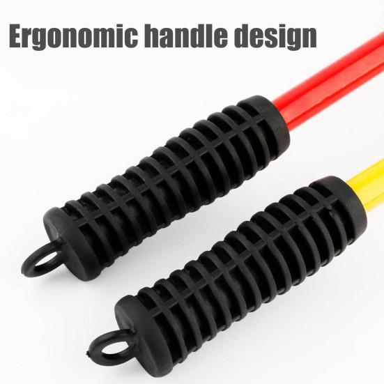 5 Pièces/Ensemble Outil de Déménagement de Meubles avec Pied-de-Biche Déménageur de Meubles Robuste avec 4 Roues Rouleau pour Appareils Ménagers Meuble Déménageur Chariot Coulissant