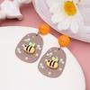 Boucles d'oreilles puces pour fille, style enfantin mignon, bijou d'oreille personnalisé de dessin animé