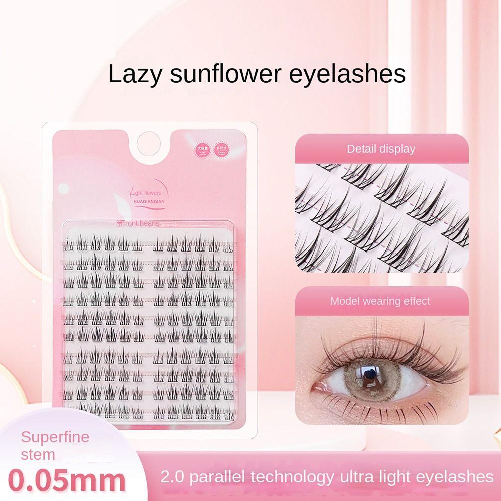 Eye Makeup False Volume Eyelashes Self-Adhesive Eyelash Extension Fake Eyelashes  Women Beauty