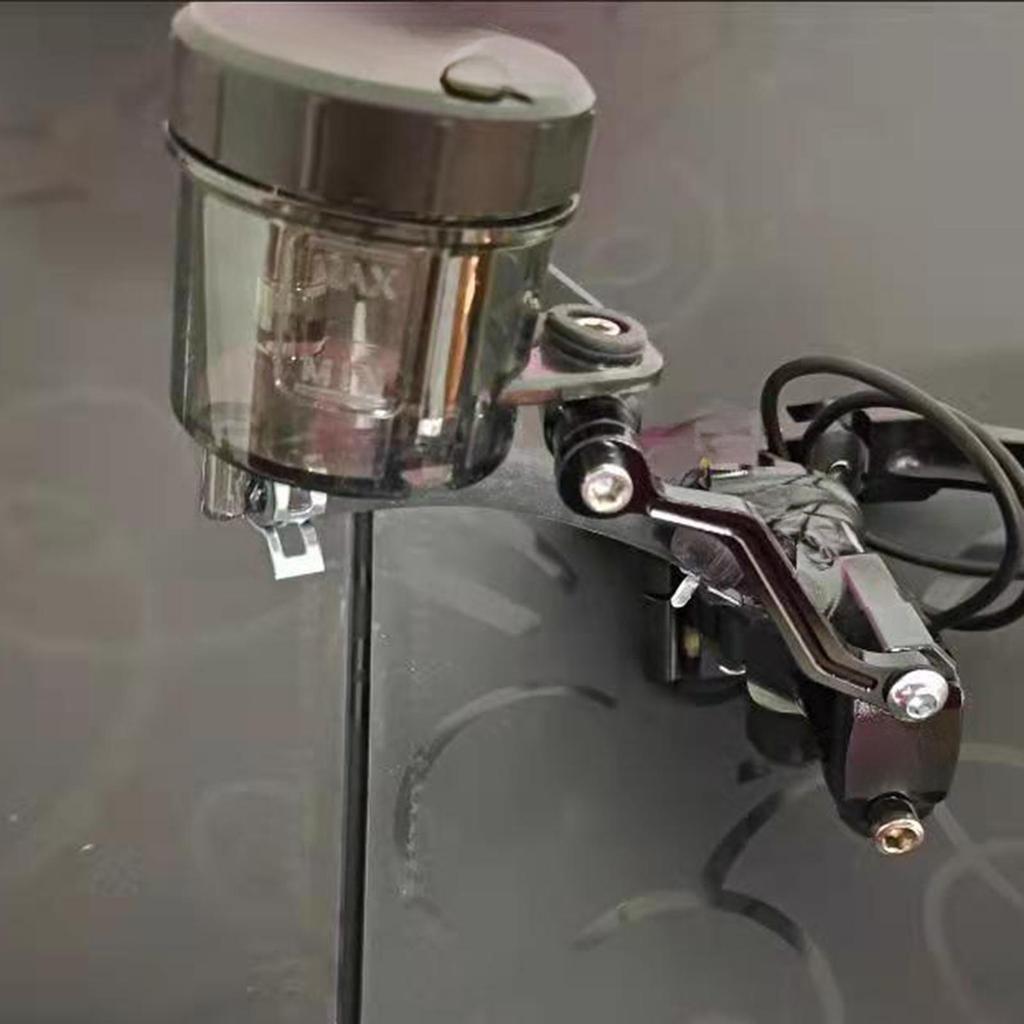 Motorcycle Brake Reservoir Bracket Quick-Install Metal Motorcycle Brake Reservoir Holder Bracket For Daily Commutes City Urban