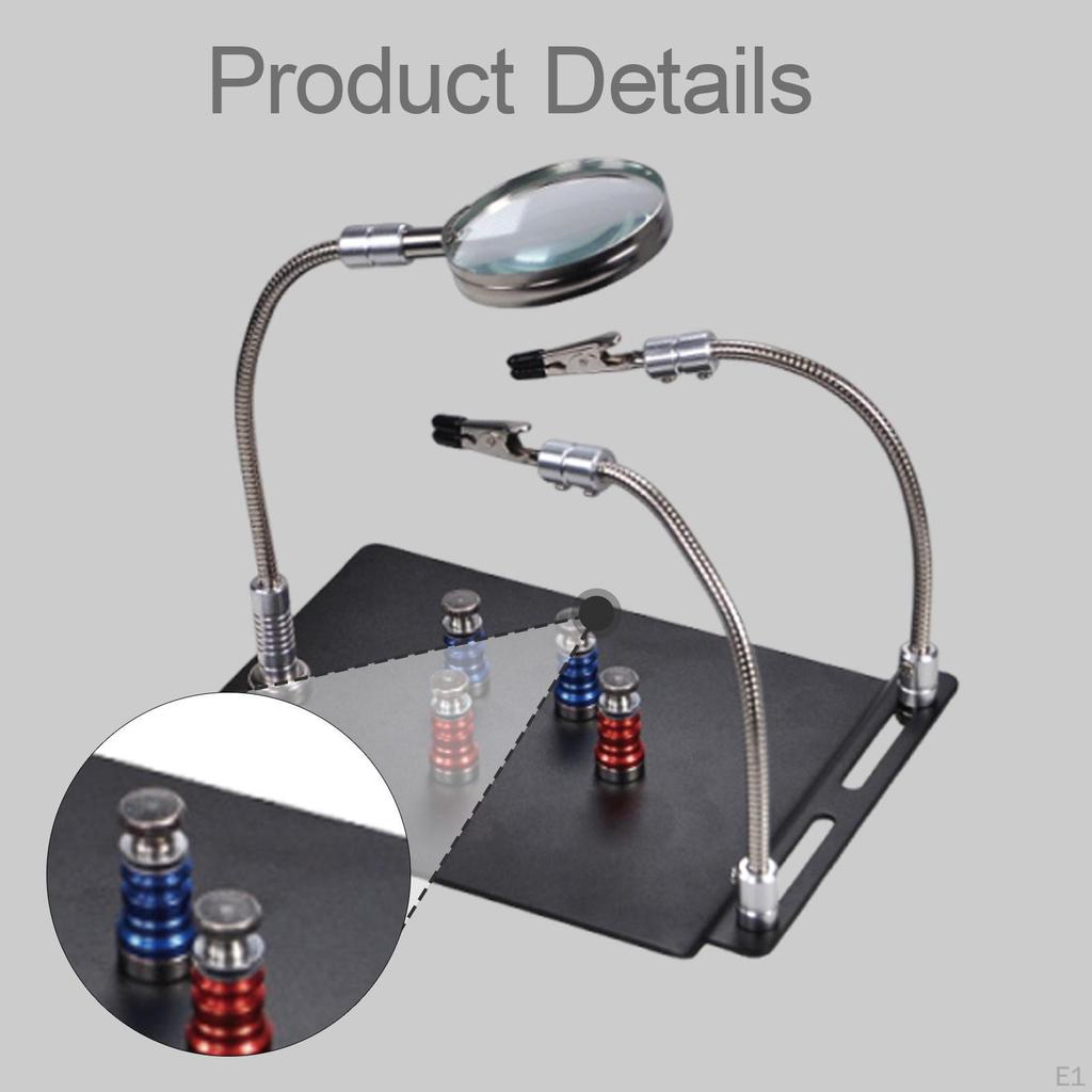 Soldering Station PCB Holder Accessory Helping Hands Jewelry Crafts Sturdy Circuit Board Clamp