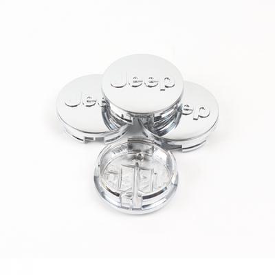 4Pcs Gloss Chrome 65mm Wheel Center Caps For Grand-Cherokee Liberty Patriot