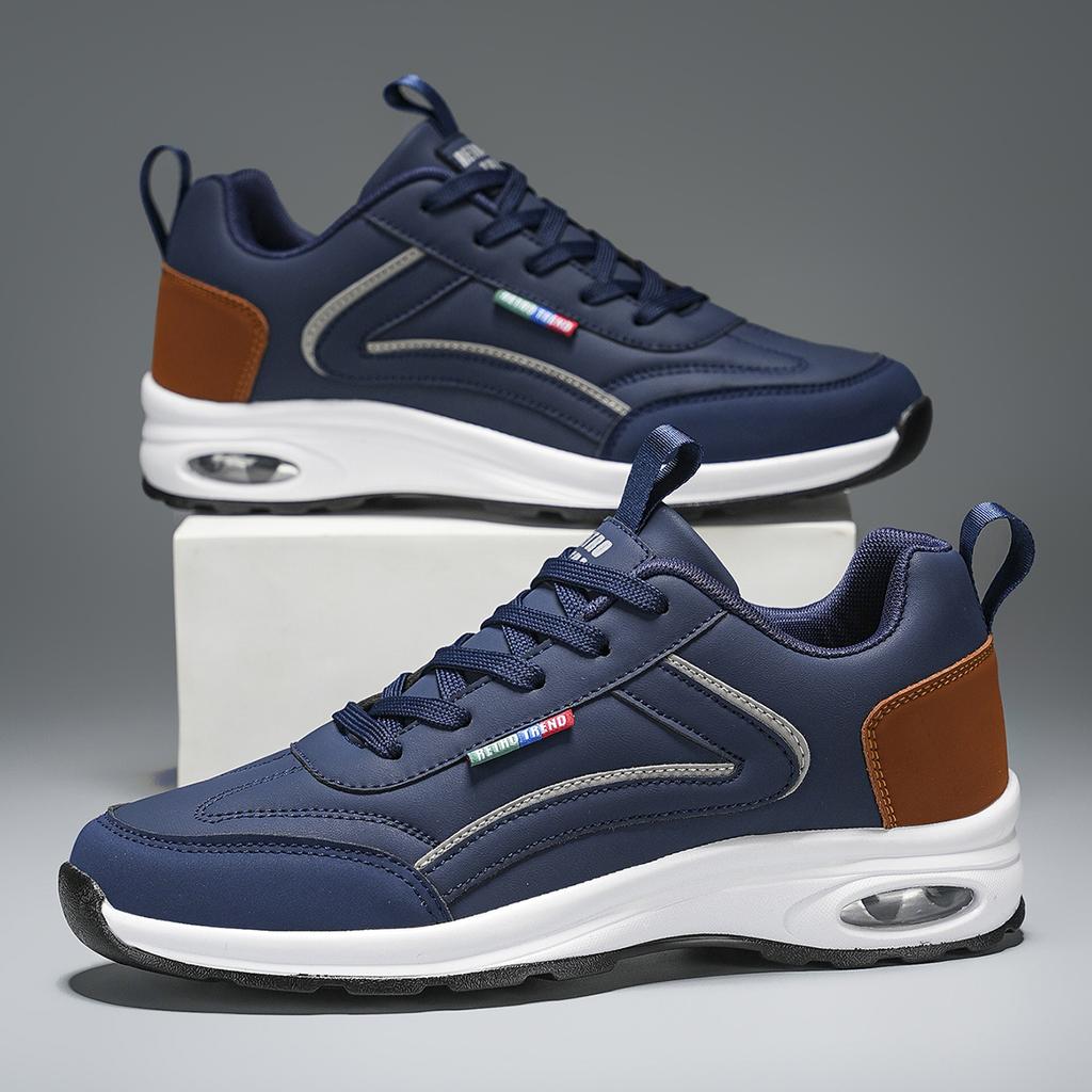 Fashion Men Casual Shoes Comfort Durable Daily Outdoor Walking Shoes Anti Slip Straps Odor Proof Luxurious Business Sneakers