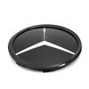 Hot Car Sticker 3D Mirror Front Grille Star Emblem  For Mercedes Benz E-Class W213 2016-2020 E200 E250 E300 Logo Glossy Black Ch