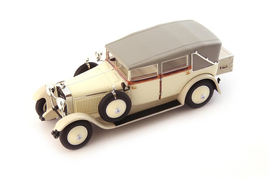 AUTOCULT Skoda Convertible 28 Light Ivory Scale Model 01021 Hispano-Suiza 25/100PS 1/43