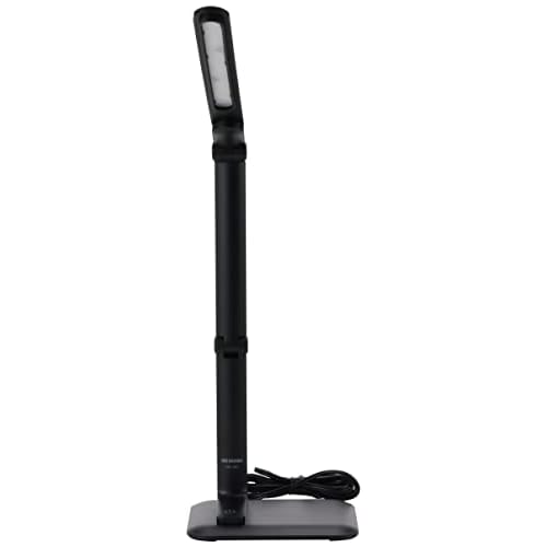 [For Learning and Reading] Iris Ohyama Desk Light 2-way, Left and Right, Stepless Dimming, Adjustable Angle, with Glare Guard, High Color Rendering, E