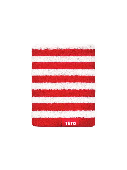TETO 1P Striped Red Supima Towel 230g Red 230g
