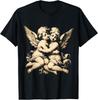 New Limited Vintage Cherub Angel, Angelic Art Little Baby T-Shirt Tops Tee