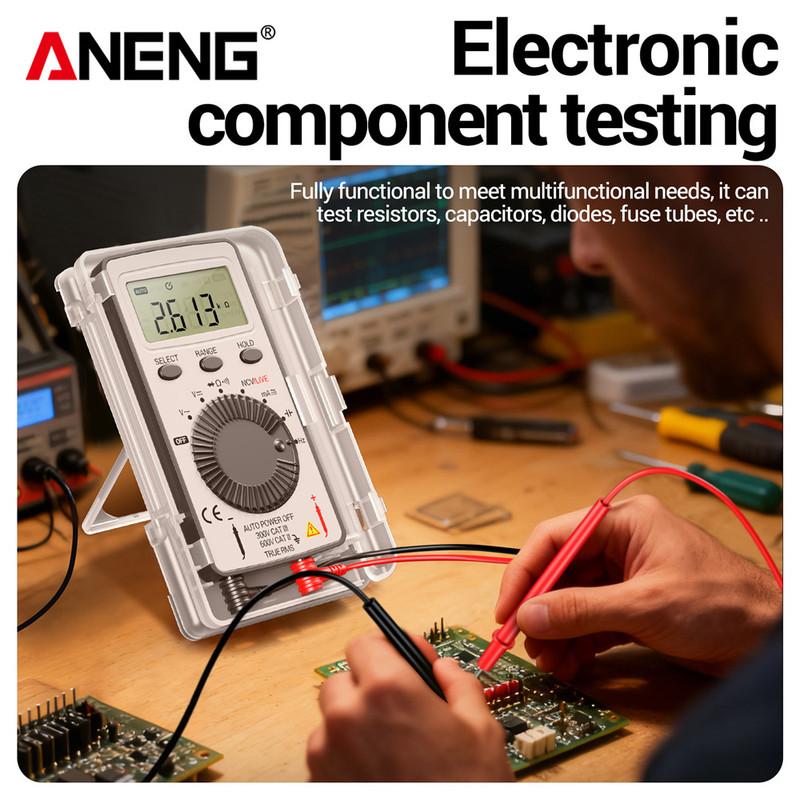 Digital Mini Multimeter ANENG AN101 4000 Counts Professional AC/DC Voltage Tester Automotive Current Tester Electrician Tools