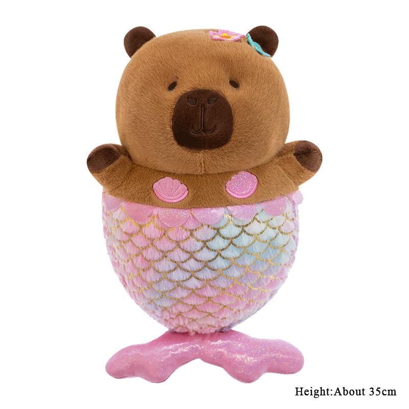 Cute Capybara Peripheral Plush Doll Capibara Plush Doll Giant Kawaii Stuffed Animal Doll Children Kids Birthday Gift Toys