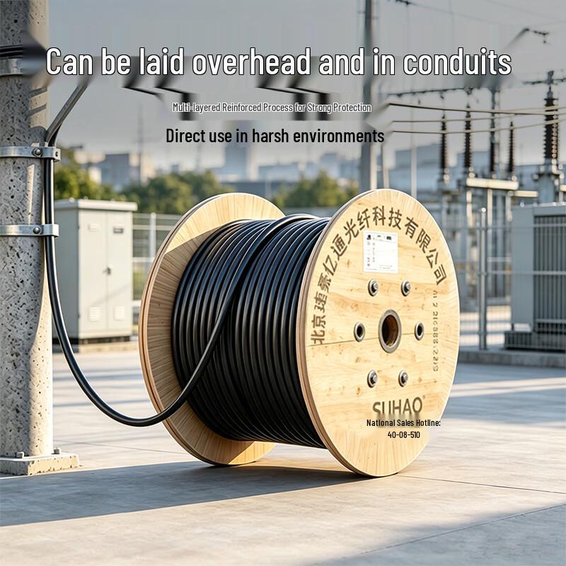 Suhao Armored Multimode Outdoor Fiber Optic Cable