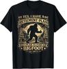 Funny Bigfoot Retirement Plan Sasquatch Silhouette Adventure T-Shirt
