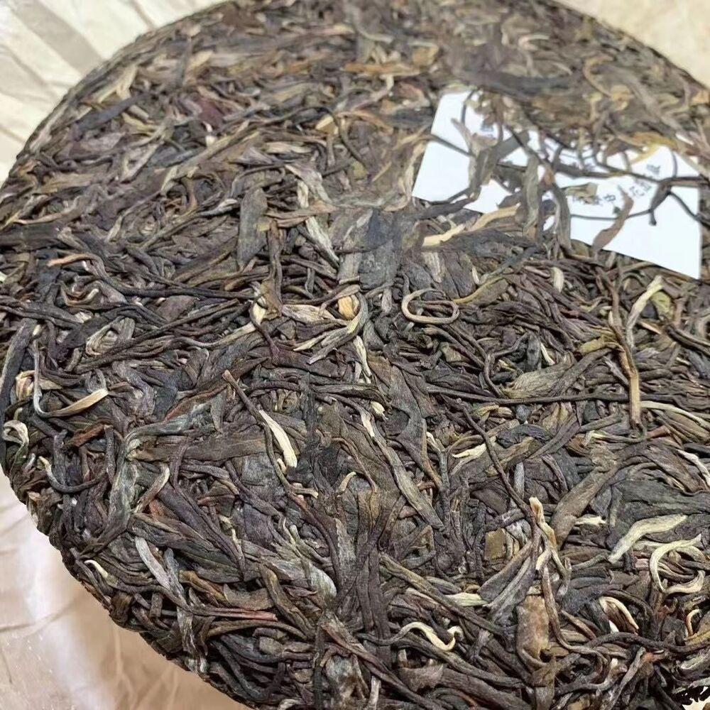 357g Yunnan Raw Puerh Tea 2003 Banzhang Qizi Pu-erh Raw Tea Cake Aged Puer Tea