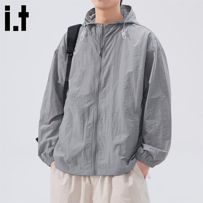 CHOCOOLATEit Men s Lightweight UV Protection Hooded Jacket XL