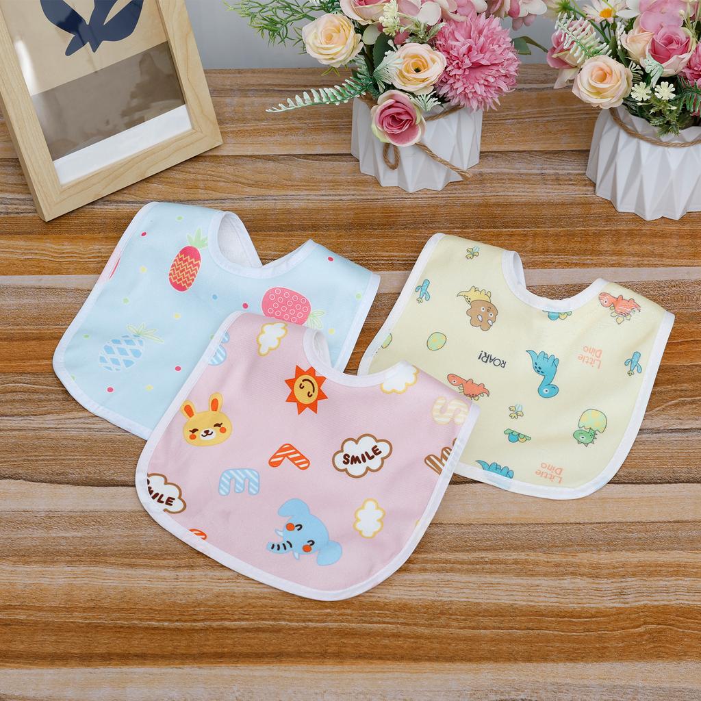 10/20Pcs Baby Cartoon Bib Set Breathable Baby Feeding Bibs Skin-friendly Drool Bib Good Absorbent Baby Bandana Bib Neckerchiefs