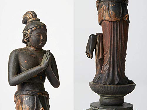 ISUM TanaCOCORO [Palm] Kannon Bodhisattva & Seishi Bodhisattva (Set of 2) - Buddhist Statues, National Treasures, ISUM (Kannon Bodhisattva & Seishi Bo