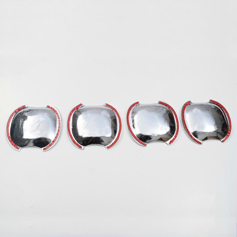 For Hyundai Santa Fe 2007-2012 ABS Chrome Door Handle Bowl Cover Trim Car Exterior Decoration Styling Accessory