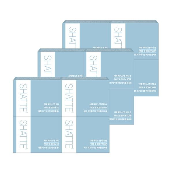 

mugunghwa Shattae Face & Body Soap 90g (4 pieces) x 3