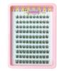Lashernala 100 strand eyelash extensions, no glue eyelashes, eyebrow extensions, strand eyelashes, cat eye