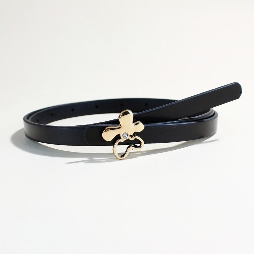 Flower Rhinestone Snap Belt Women S Decoration With Skirt Belt Belt Belt 105Cm long