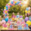 Colorful Six Seven Party Decor Ice Cream Theme 67 Honeycomb Ornaments  Birthday Party