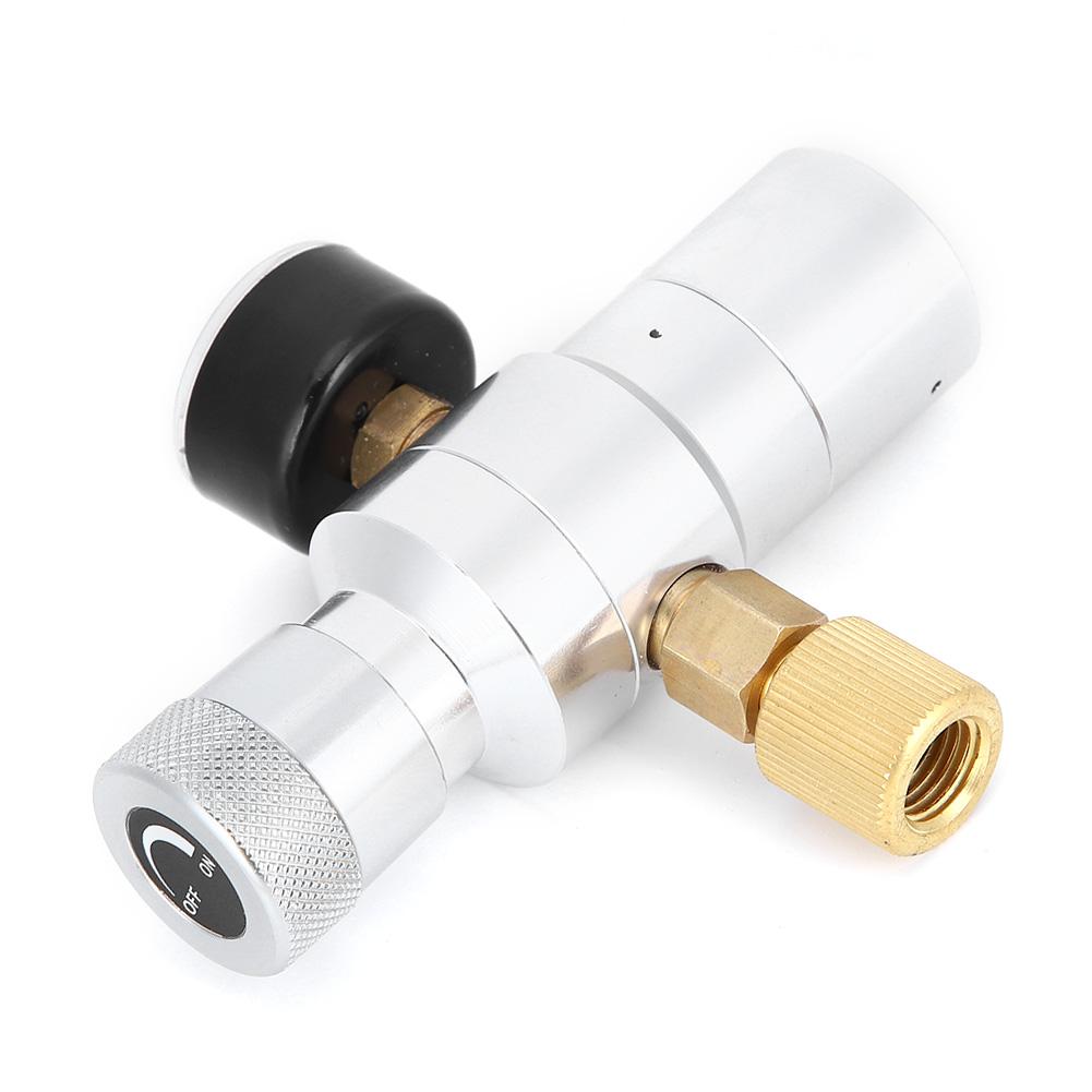 CO2 Regulator Mini Homemade Beer Soda Water Making Tool Aluminium MFL 3 8‑Inch 0‑150PSI
