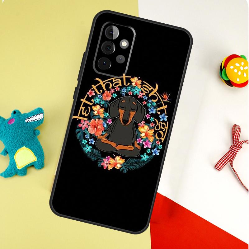 Sausage Dog Love For Samsung Galaxy A05 A06 A16 A54 A34 A14 A55 A35 A15 A53 A33 A13 A22 A32 A52 Phone Case