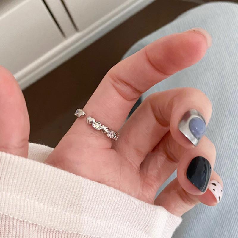 Summer Inspired Beautiful Heartshaped Adjustable Ring With Highend Zirconia Design For Women 2023 In