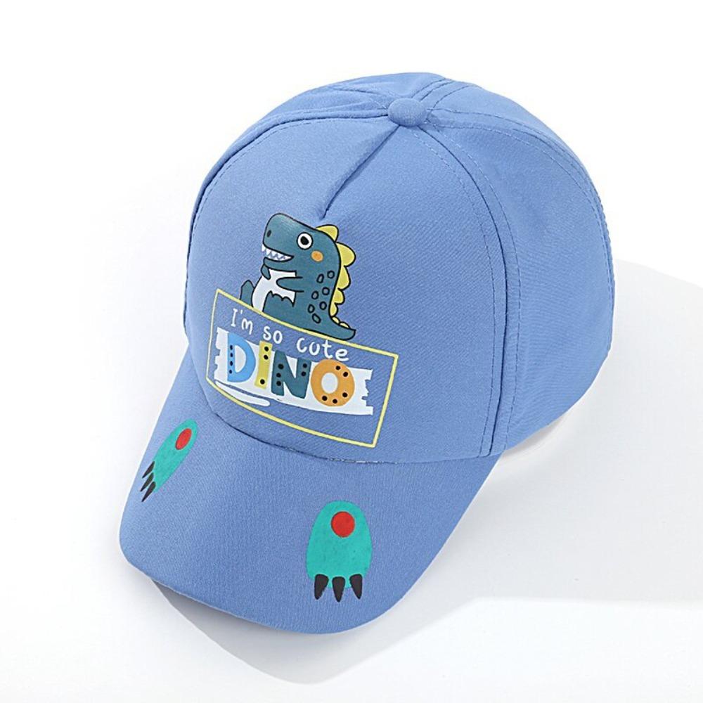 Breathable Baseball Hat Cartoon Dinosaur Peaked Cap Cute Duck Tongue Hat Kids