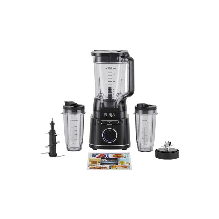 Mixeur Ninja Detect Power Blender Pro 1200W - 2-en-1 - 2L - 15 Modes - 10 Vitesses - Noir