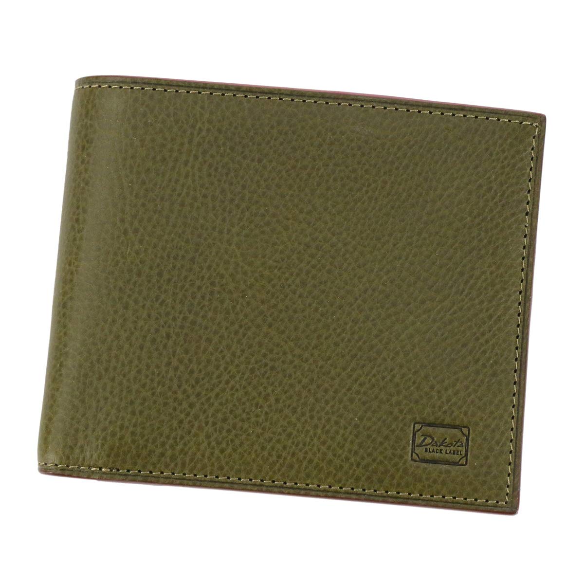 

Black Bifold Wallet with Coin Purse Genuine Leather Selva Green [Dakota Label] Men s BL-620210-50 зелений