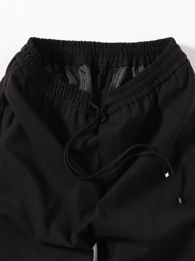 B:MING LIFE STORE by BEAMS Women's Fleece-Lined Easy Pants, Size M, BLACK