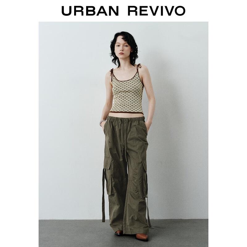 UR Women's Retro Plaid Knit Tank Top