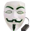 V Vendetta Make-up Party Maske LED-Licht Maske für Halloween Festival Cosplay Party