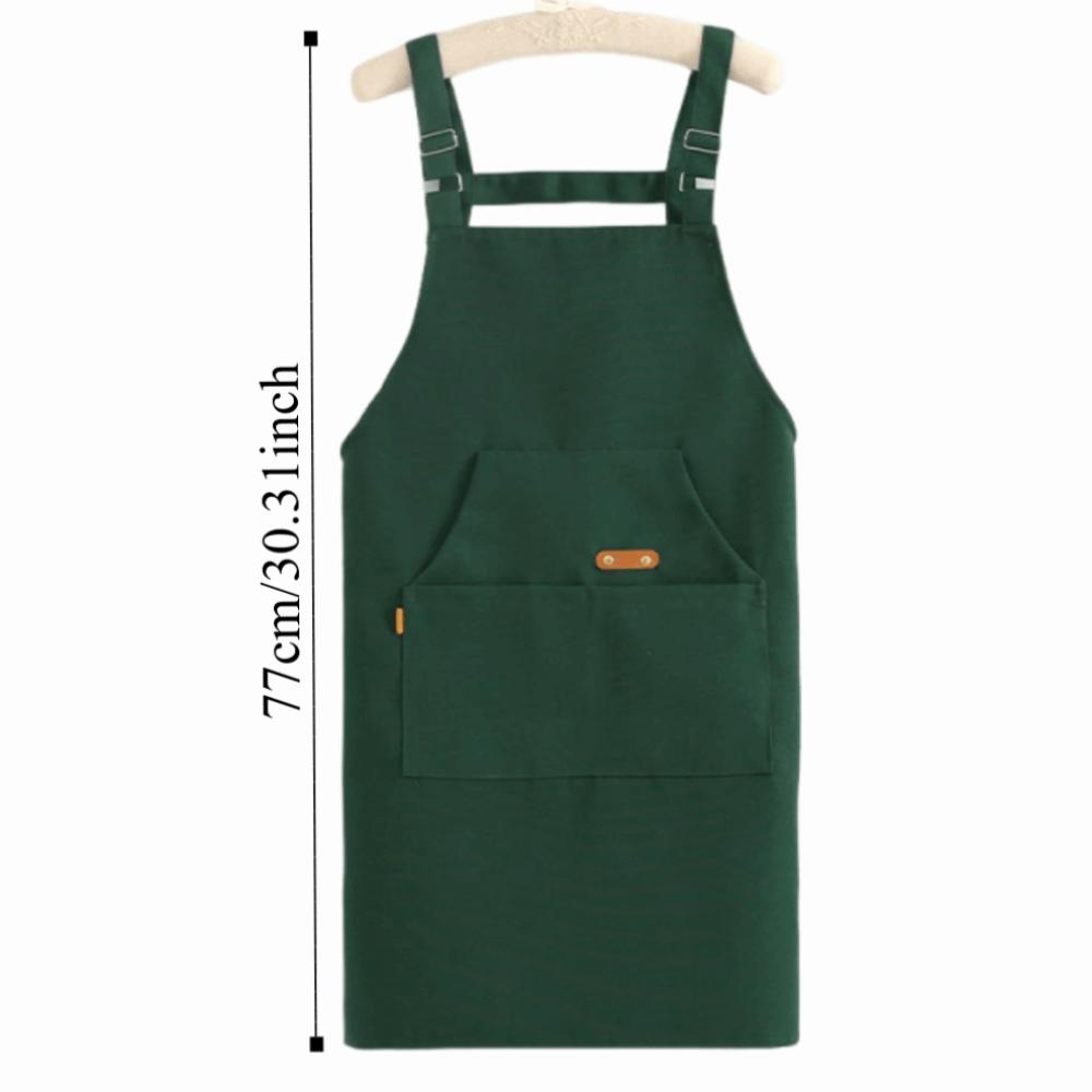 Oil-proof Kitchen Cooking Apron Stain-proof Catering Work Clothes Household