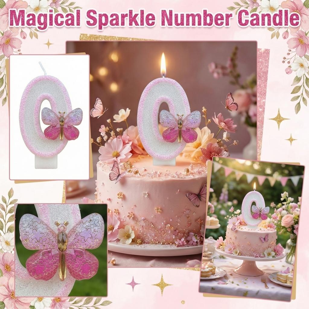 Fashion Cartoon Creative Birthday Candles Party Digital Candles
