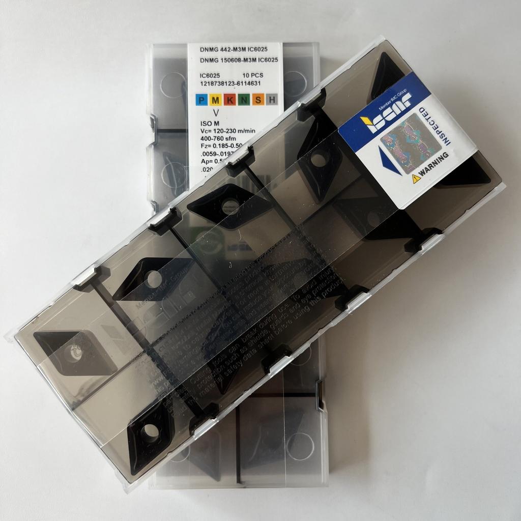 ISCAR / DNMG150608-M3M IC6025 / Industrial Indexable Carbide Inserts 10 Pcs