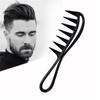 Hair Comb With Fish Bone Handle Large Teeth Styling Brush For Mens Hair Styling And Haircare