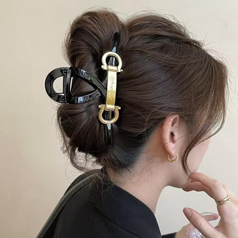 Modne spinki do włosów z literami dla kobiet dziewcząt klamry Korea geometryczne kraby do włosów wsuwki nakrycia głowy akcesoria do włosów