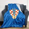 Hrvatski nogometni savez HNS Print Flannel Blanket High Quality Warm Comfortable Cover for All Seasons Perfect for Gifts Home Deco