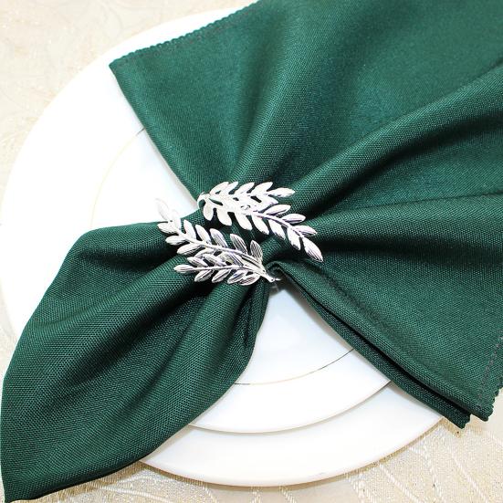 12 Pcs Wheat Head Napkin Rings Reusable Metal Napkin Holders Decorative Napkin Rings for Home Hotel Dining Table Parties Decor