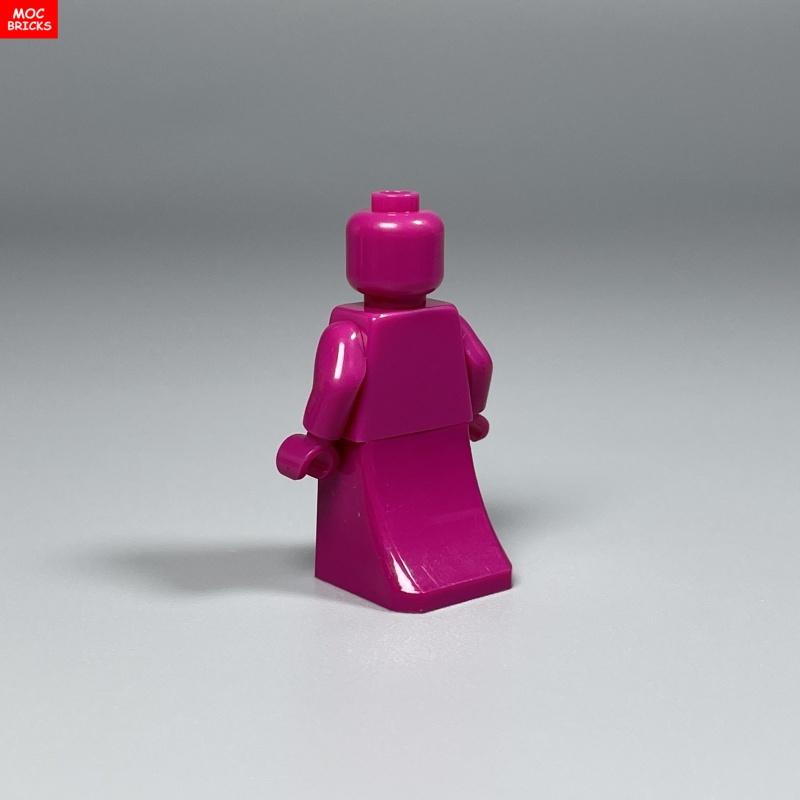 Non-Toxic Moc Bricks 4Cm Figure Body Part Printed Long Dress Shirt Gown Man Woman Cloth Sleeve Accessories Assembled Building Blocks Toys