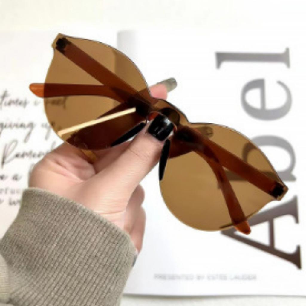 Summer New Round Frame Sunglasses Fashion Beach Jelly Color Sunglasses For Women