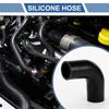 X AUTOHAUX Silicone Hose Black 90 Degree Inner Diameter 40mm