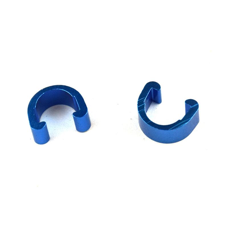 20Pcs Aluminum Alloy Bike Brake Cable C-Clip Guide Clamps for Mountain Road Bicycles - Cable Housing Clip for Bicycle Brakes